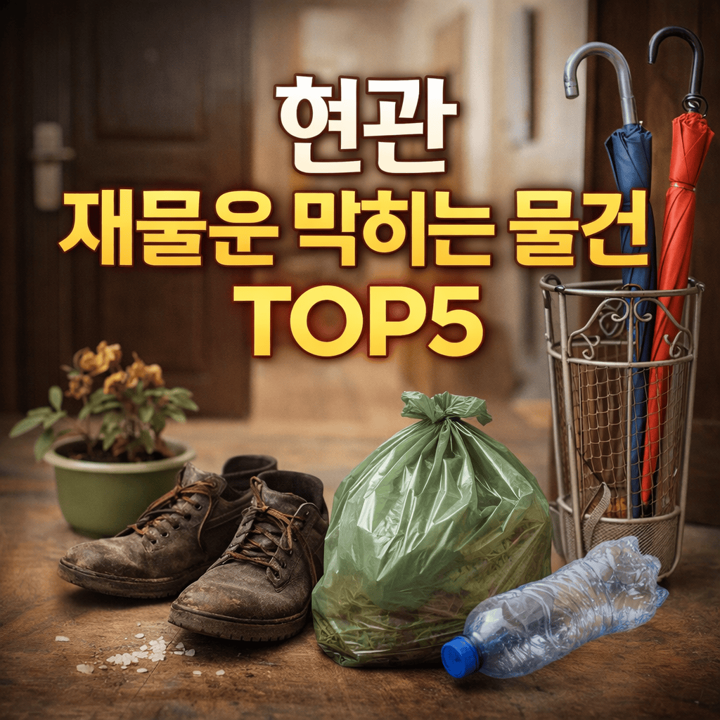 현관재물운막히는물건