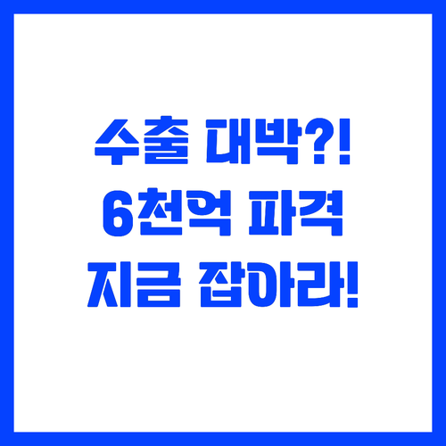 2025년 중소기업 수출지원 역대 최..