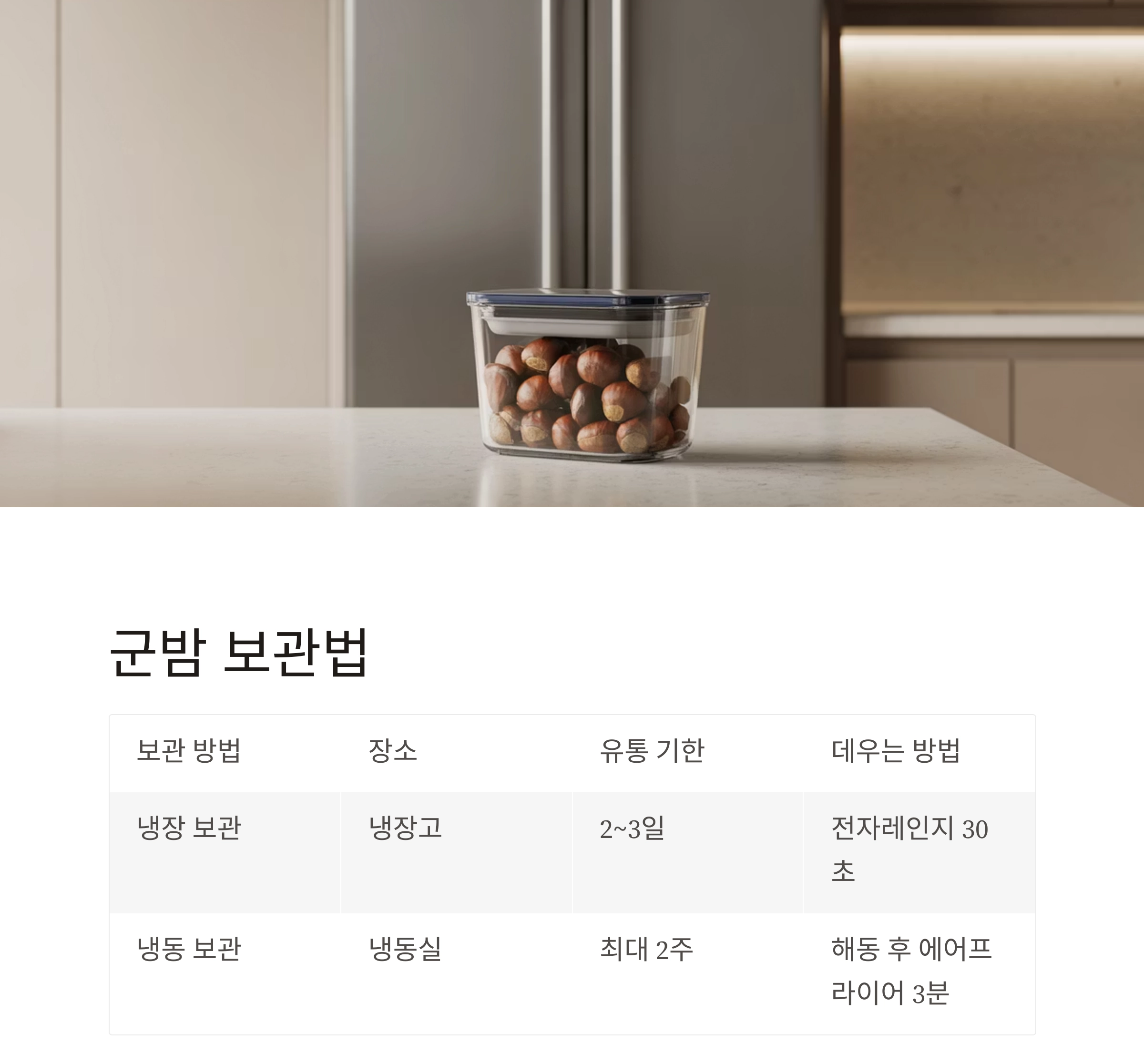 집에서 즐기는 군고구마 감성, 에어프라이어 군밤 요리법