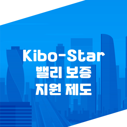 Kibo-Star 밸리 보증 지원 제도 표지