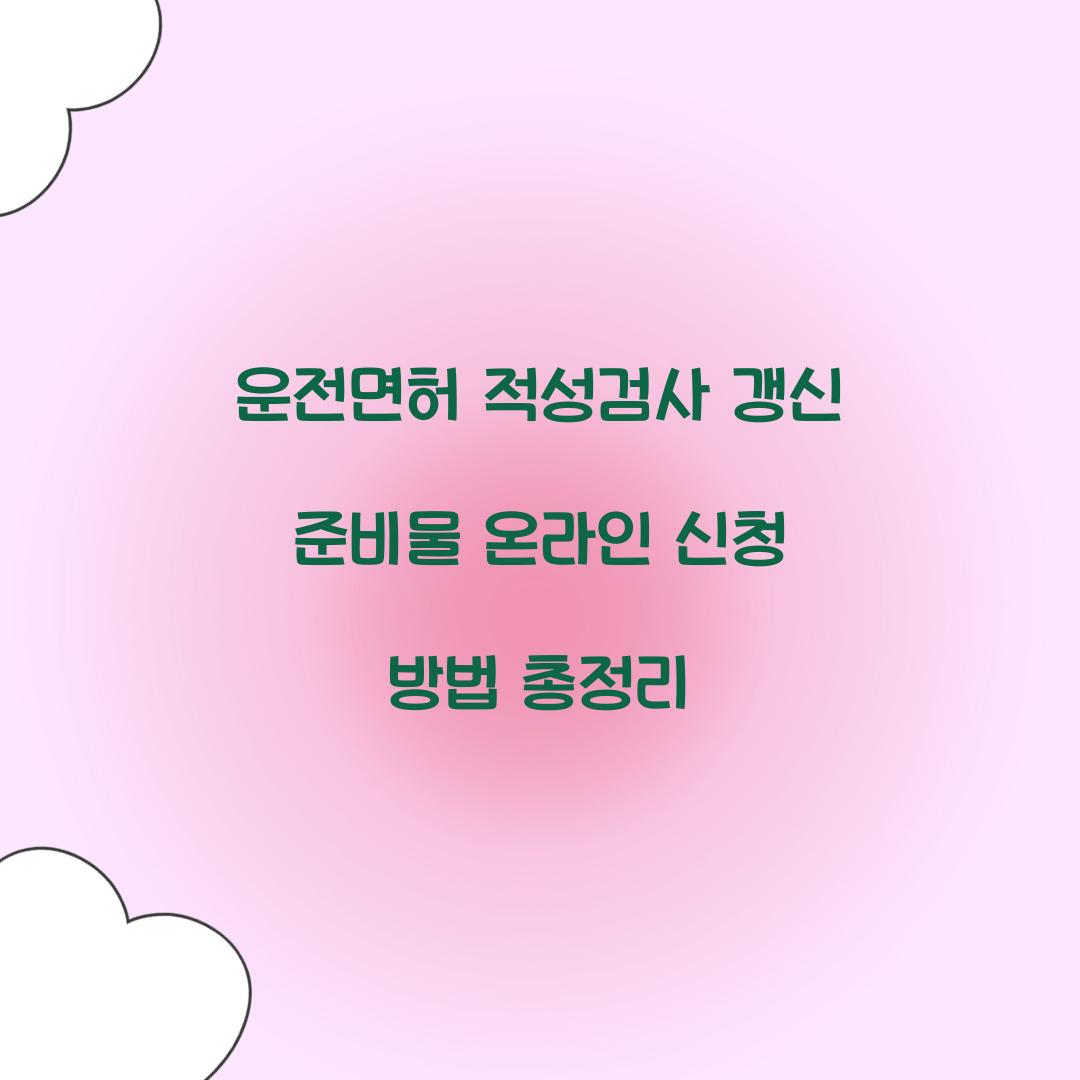 운전면허 적성검사