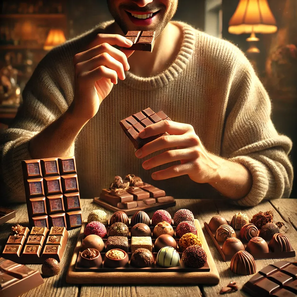 다양한 종류의 초콜릿을 맛보는 꿈