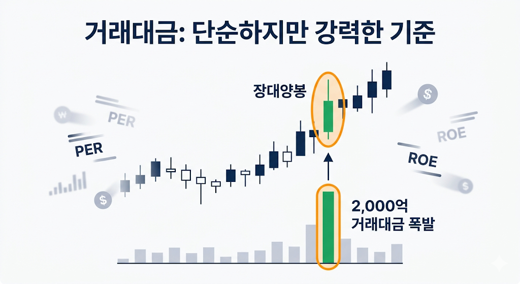 주식 거래대금 전략 (2000억 기준, 섹터 분산, 소액 먼저)