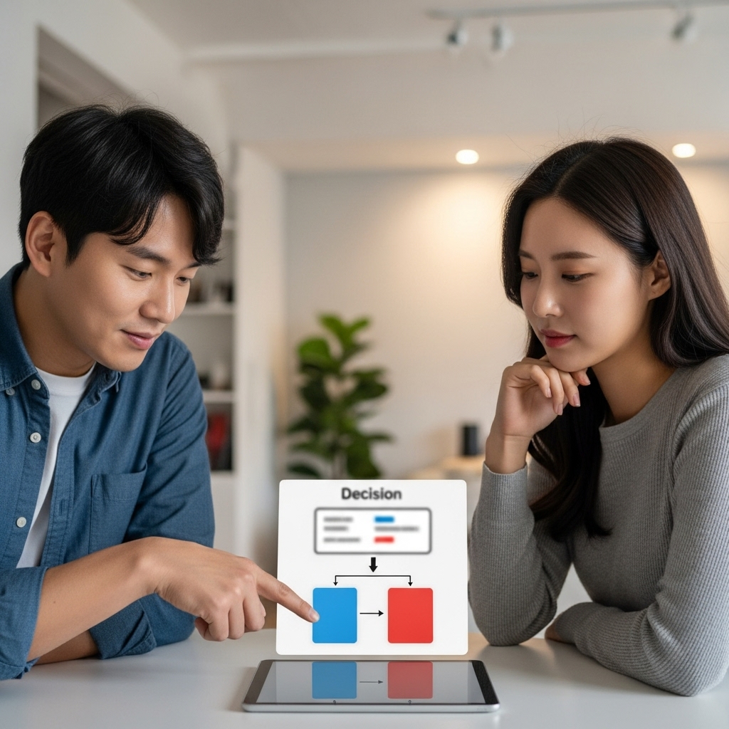 이 경우엔 이게 합리적이에요