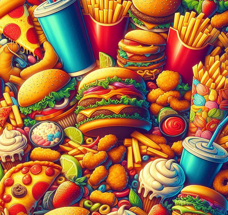 패스트 푸드 종류