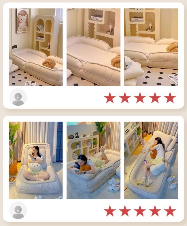 좌식소파베드 실제 사용한 다양한 리뷰 사진