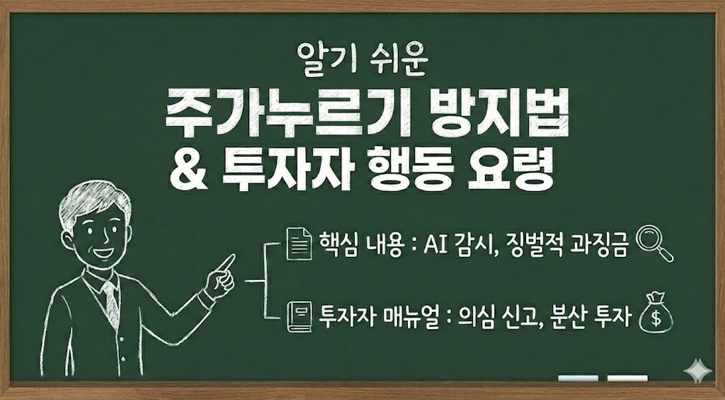 '주가누르기 방지법'의 핵심 내용과 투자자 행동 요령을 알기 쉽게 전달하는 데 초점
