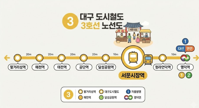 대구지하철3호선-서문시장역