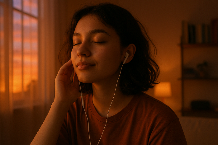 감정 중심 음악에 몰입하는 청취자