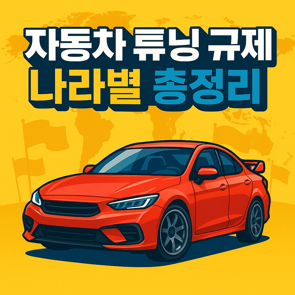 자동차 튜닝 규제, 나라별 총정리