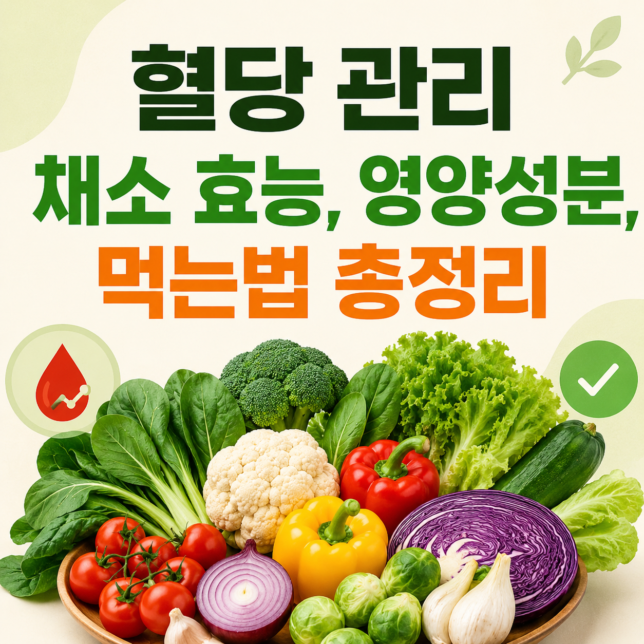 혈당 관리 채소 효능