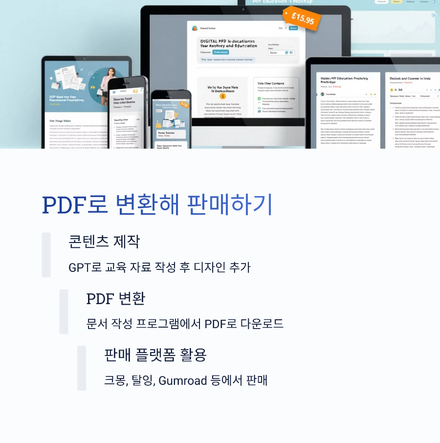 교육강좌 pdf로 변환해 판매하기