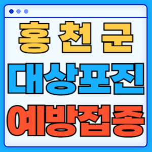 강원도 홍천군 대상포진 백신 무료 예방접종 비용지원 신청방법 대상자 준비서류
