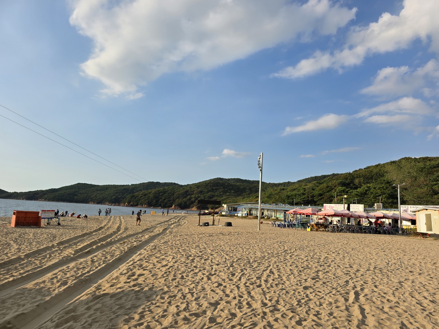 하나개해수욕장조개구이위치