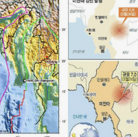 미얀마 지도사진