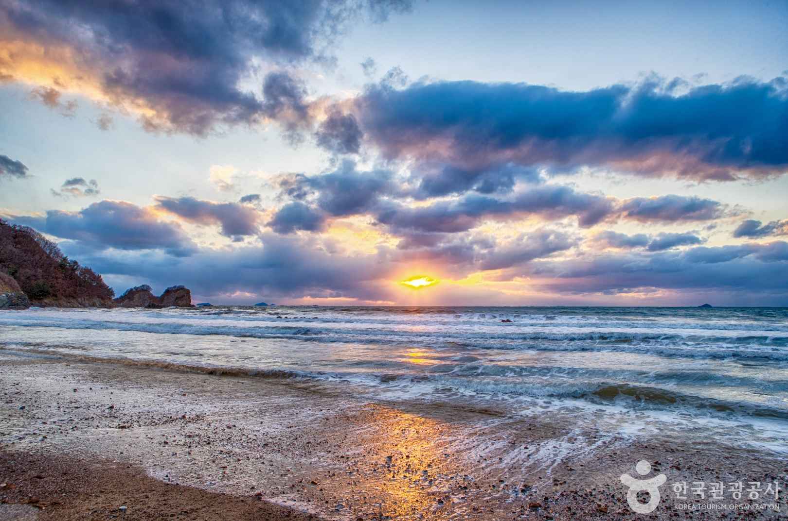 태안 운여해변 일몰