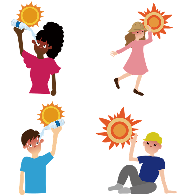 더위로 인한 탈수과 수분보충