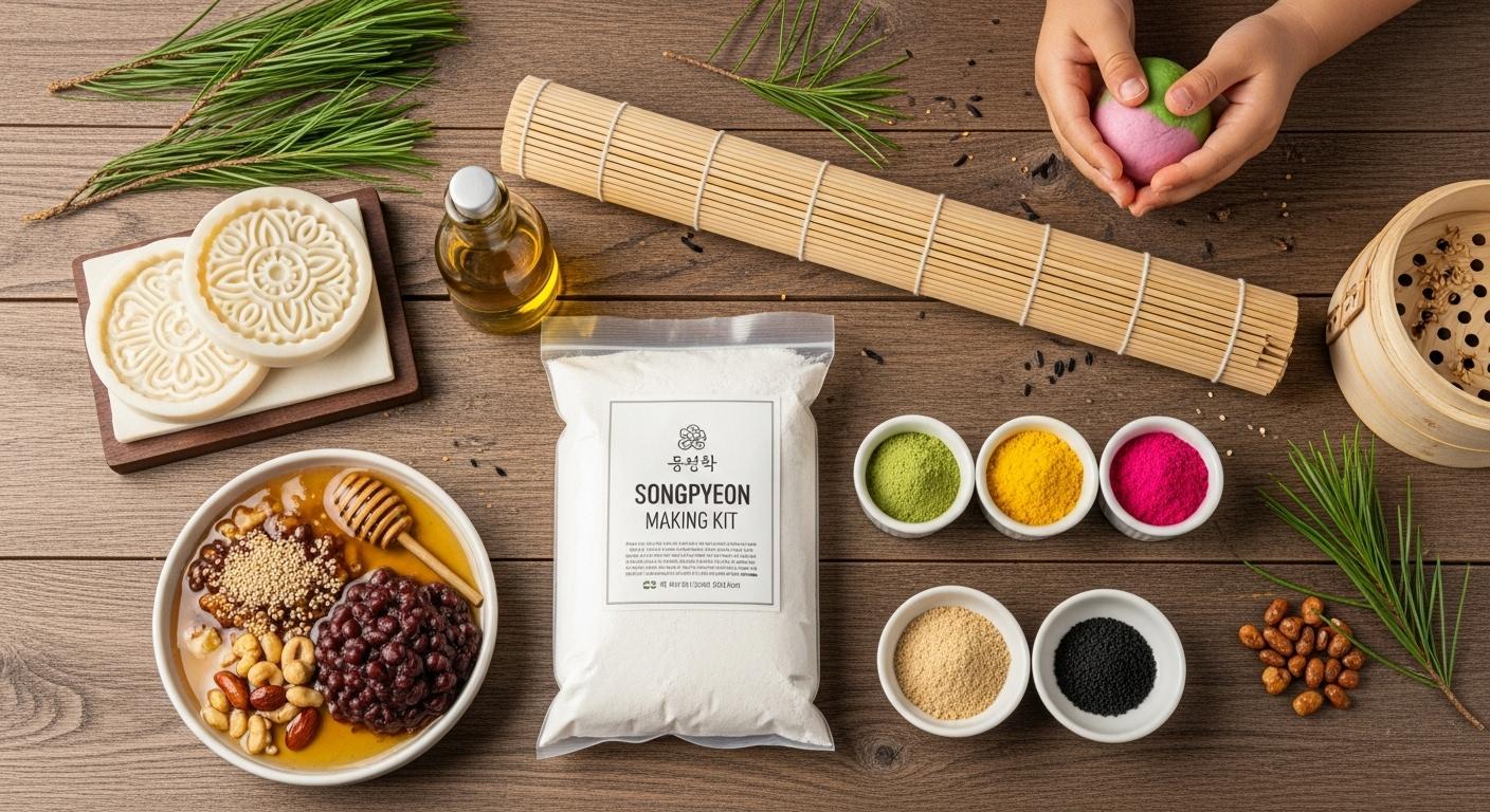 송편만들기 키트 오프라인