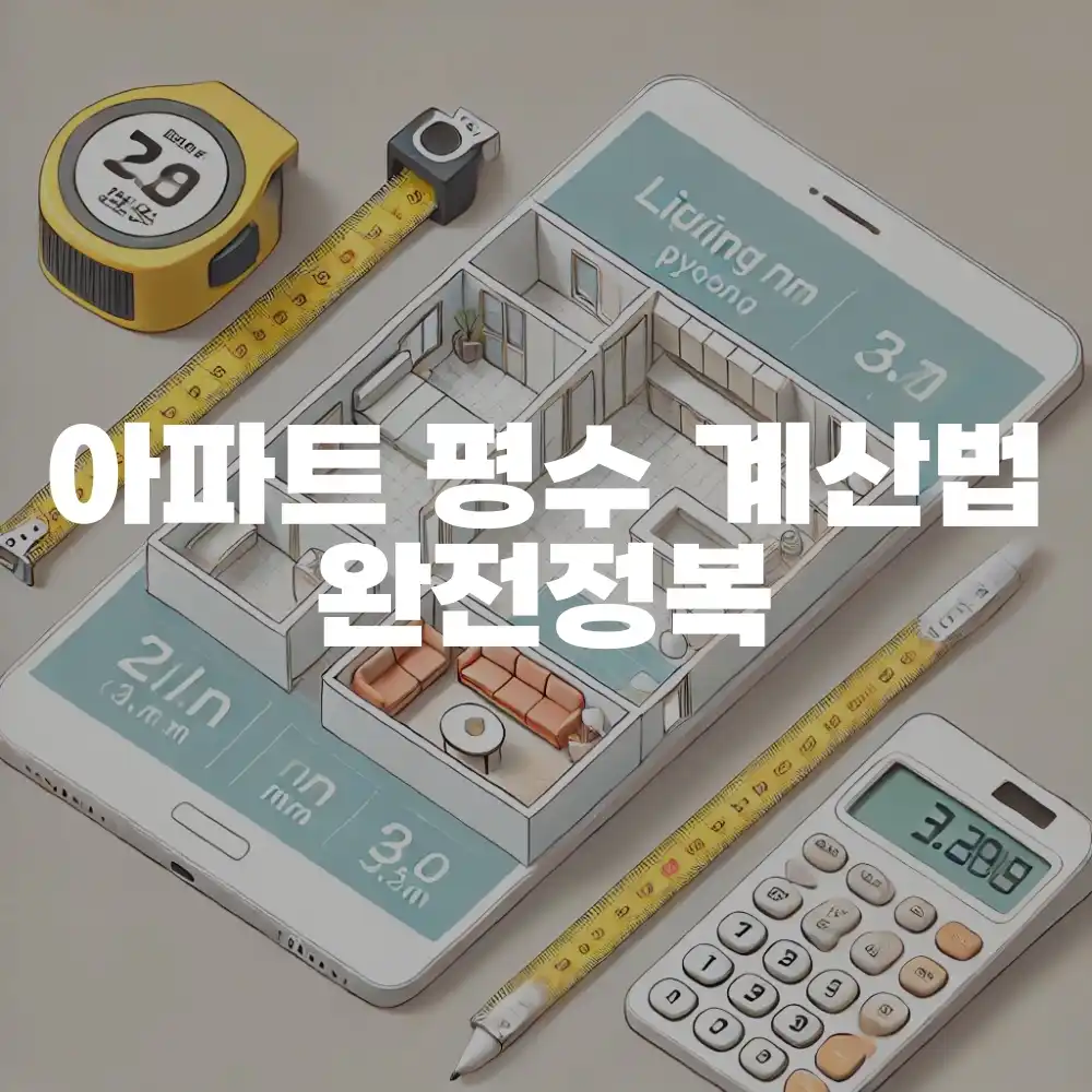 아파트 평수 계산법 완전정복