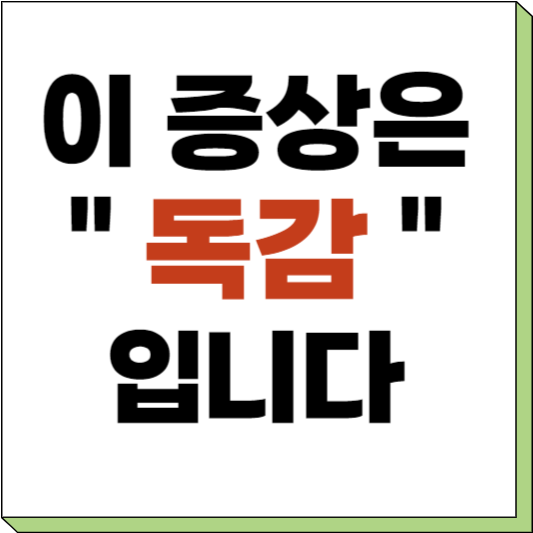 독감 증상