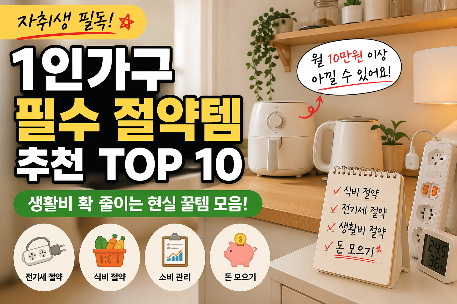 1인가구 필수 절약템 추천 관련사진