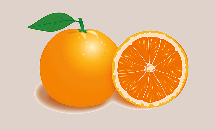 오렌지-절단-모습