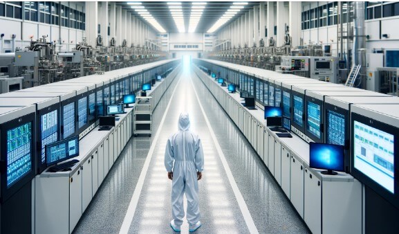 반도체 생산 공장