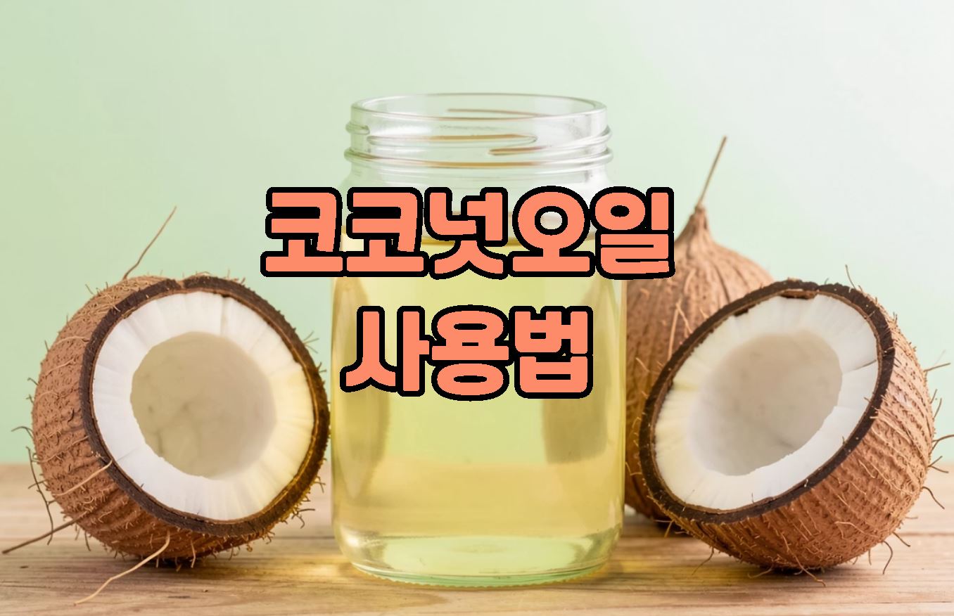 코코넛 오일 사용법
