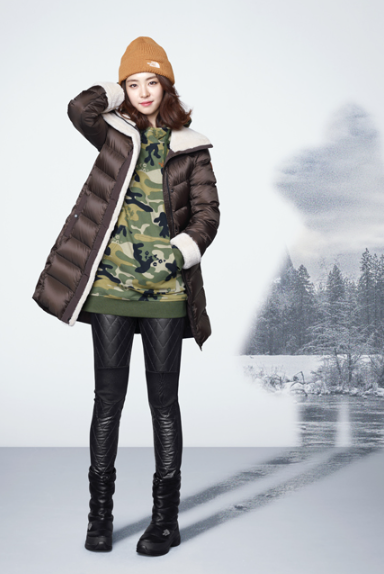 노스페이스 패딩부츠 이연희