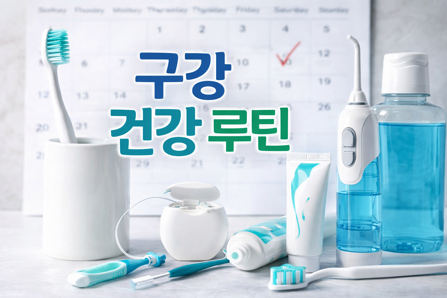 구강 건강 루틴