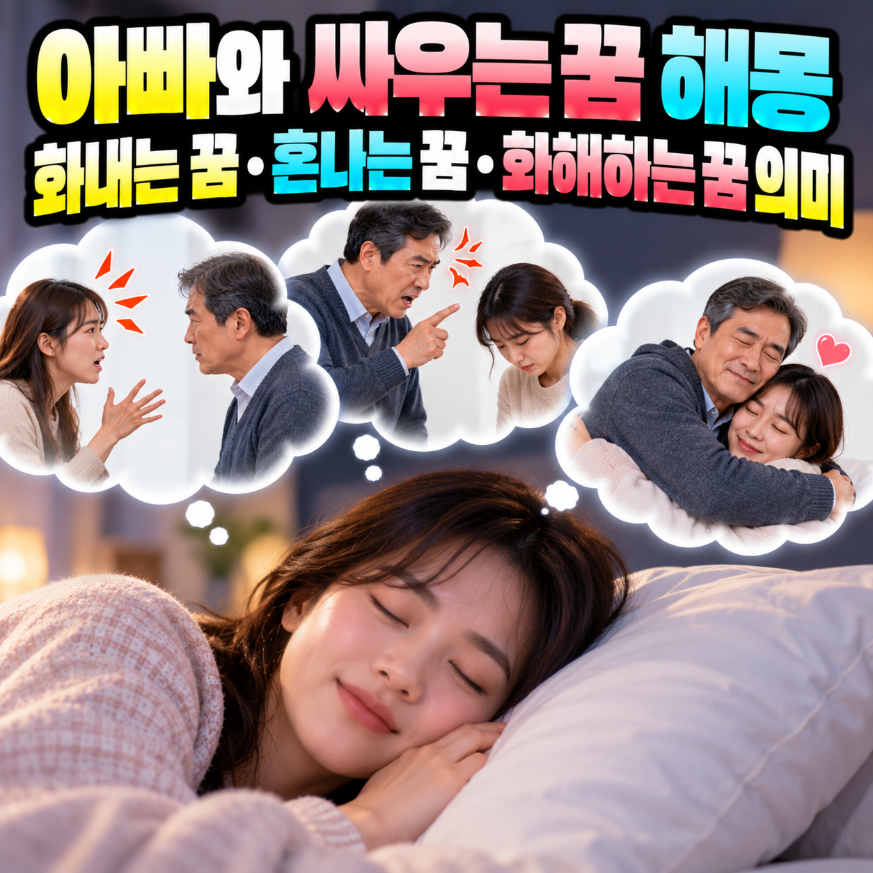 아빠와 싸우는 꿈
