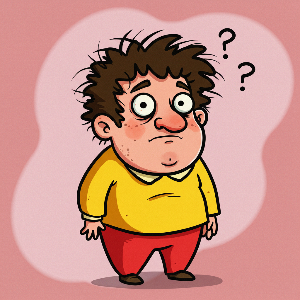 보험상품이 헷갈려서 당황스러운 남자