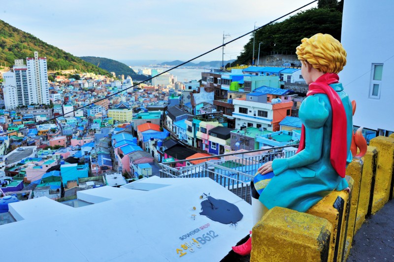 감천 문화마을 어린왕자 동상