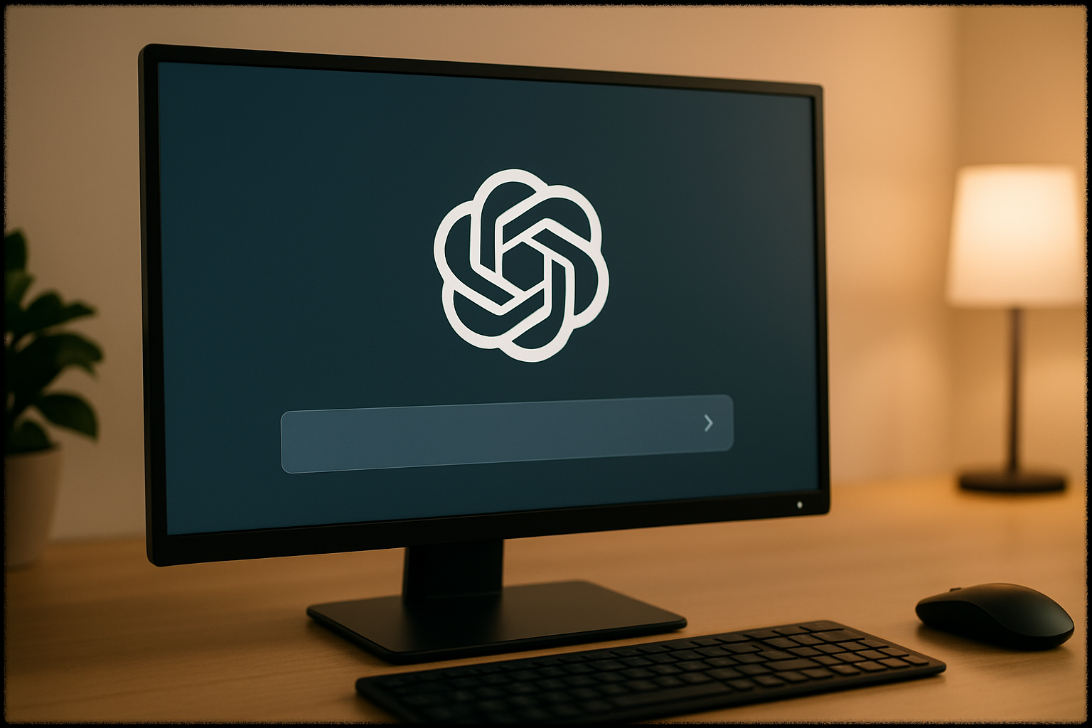 ChatGPT 입력창에 프롬프트를 작성하는 모습