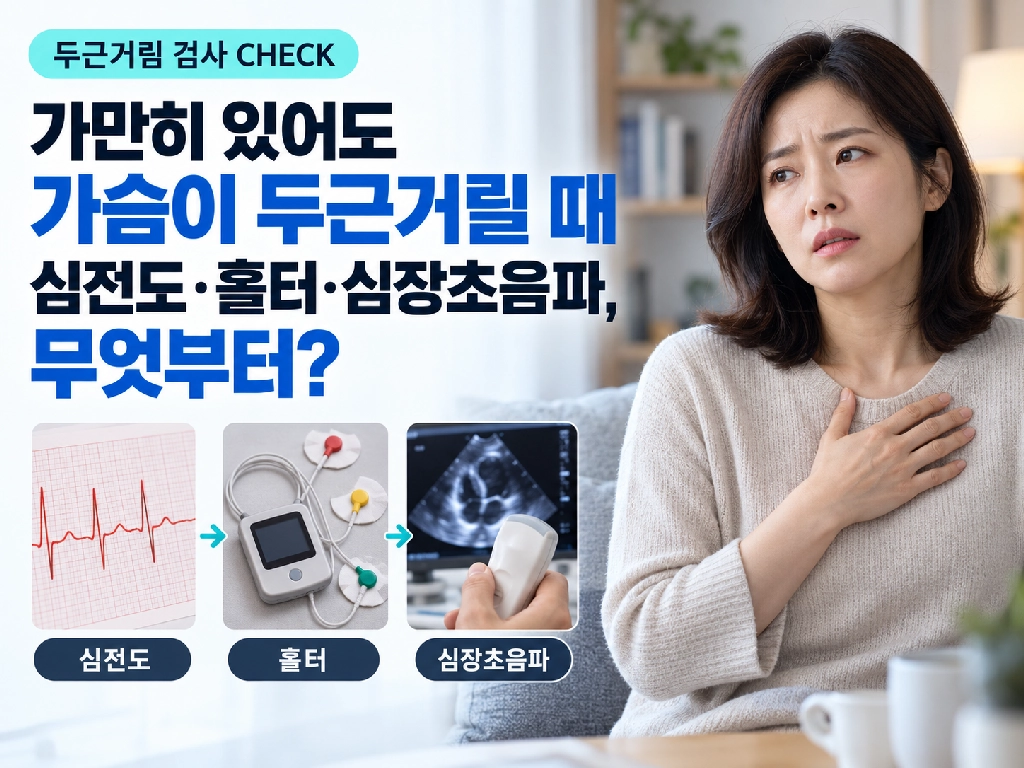 가만히 있어도 가슴이 두근거릴 때?