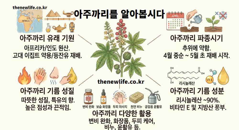 아주까리기름 효능 기본정보