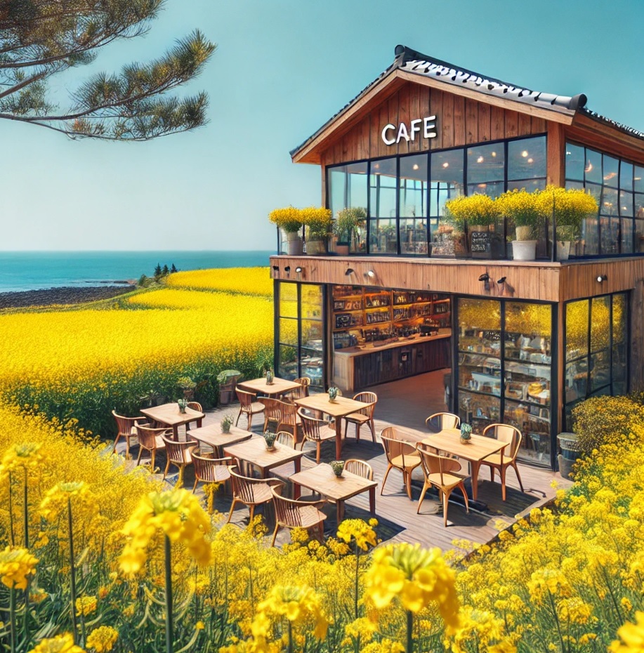 봄 카페 여행 관련 이미지