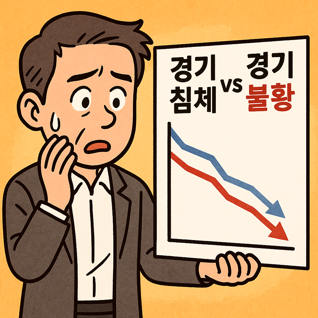 경기 침체 vs 경기 불황, 뭐가 어떻게 다른가요?