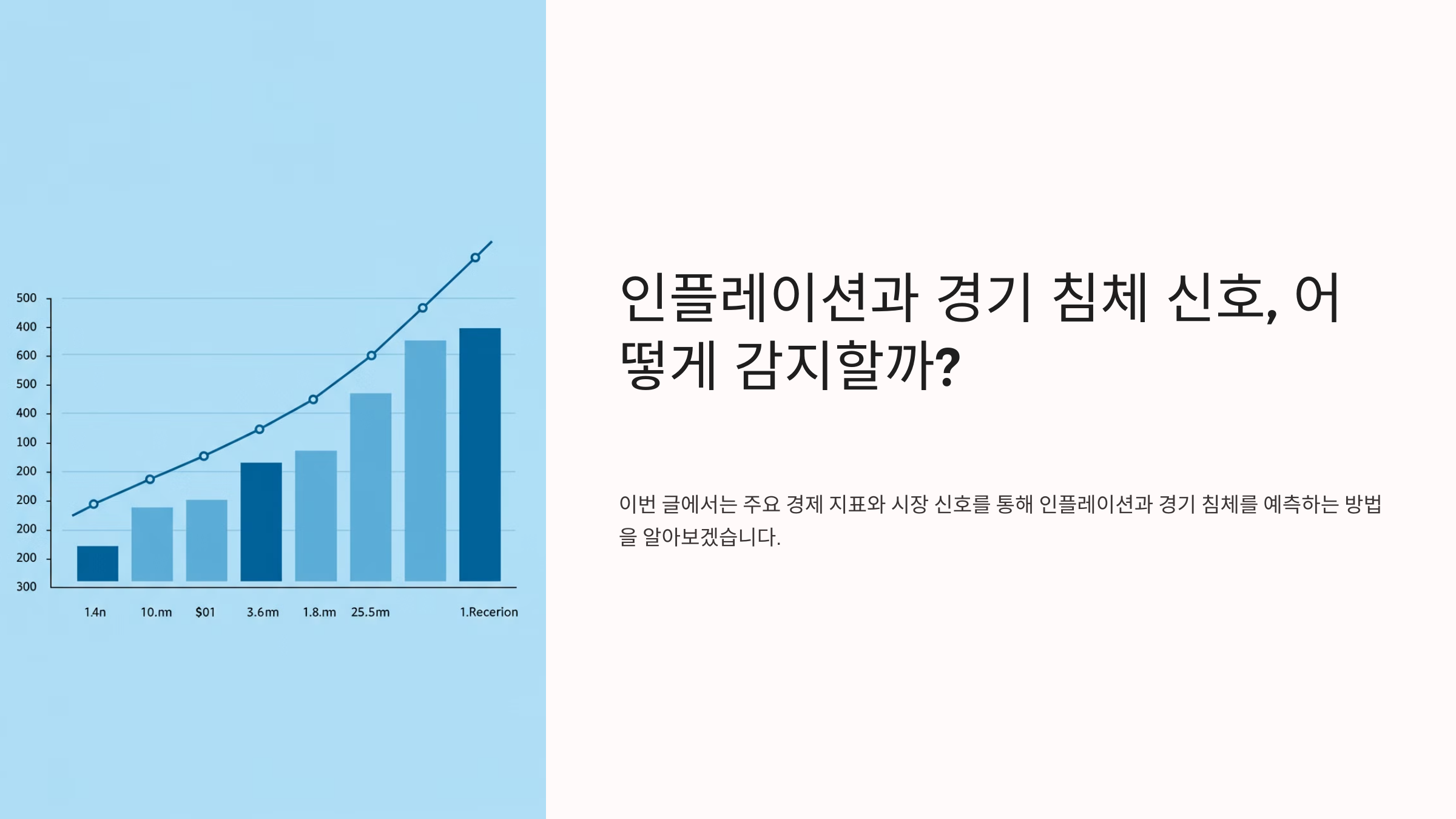 인플레이션과 경기 침체 신호, 어떻게 감지할까?