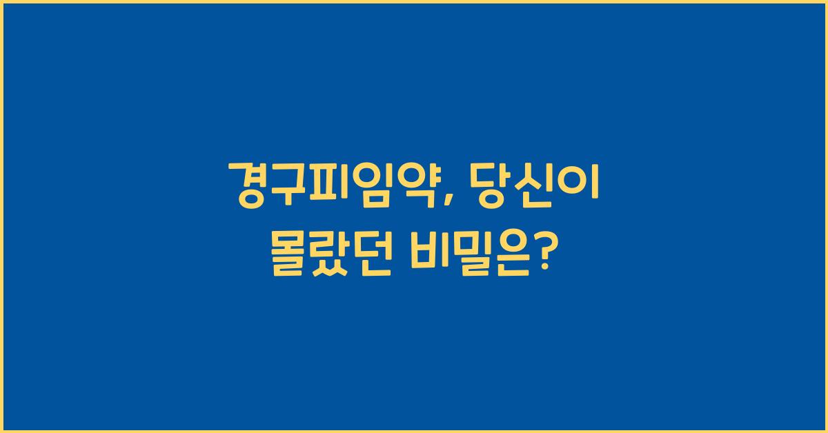 경구피임약