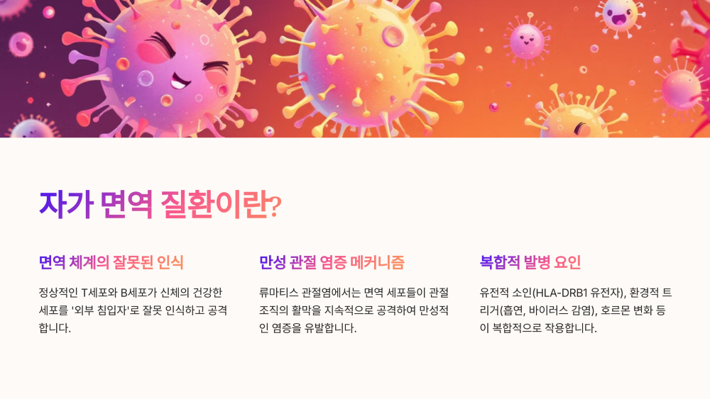 자가 면역 질환, 면역 체계가 왜 우리 몸을 공격하죠?