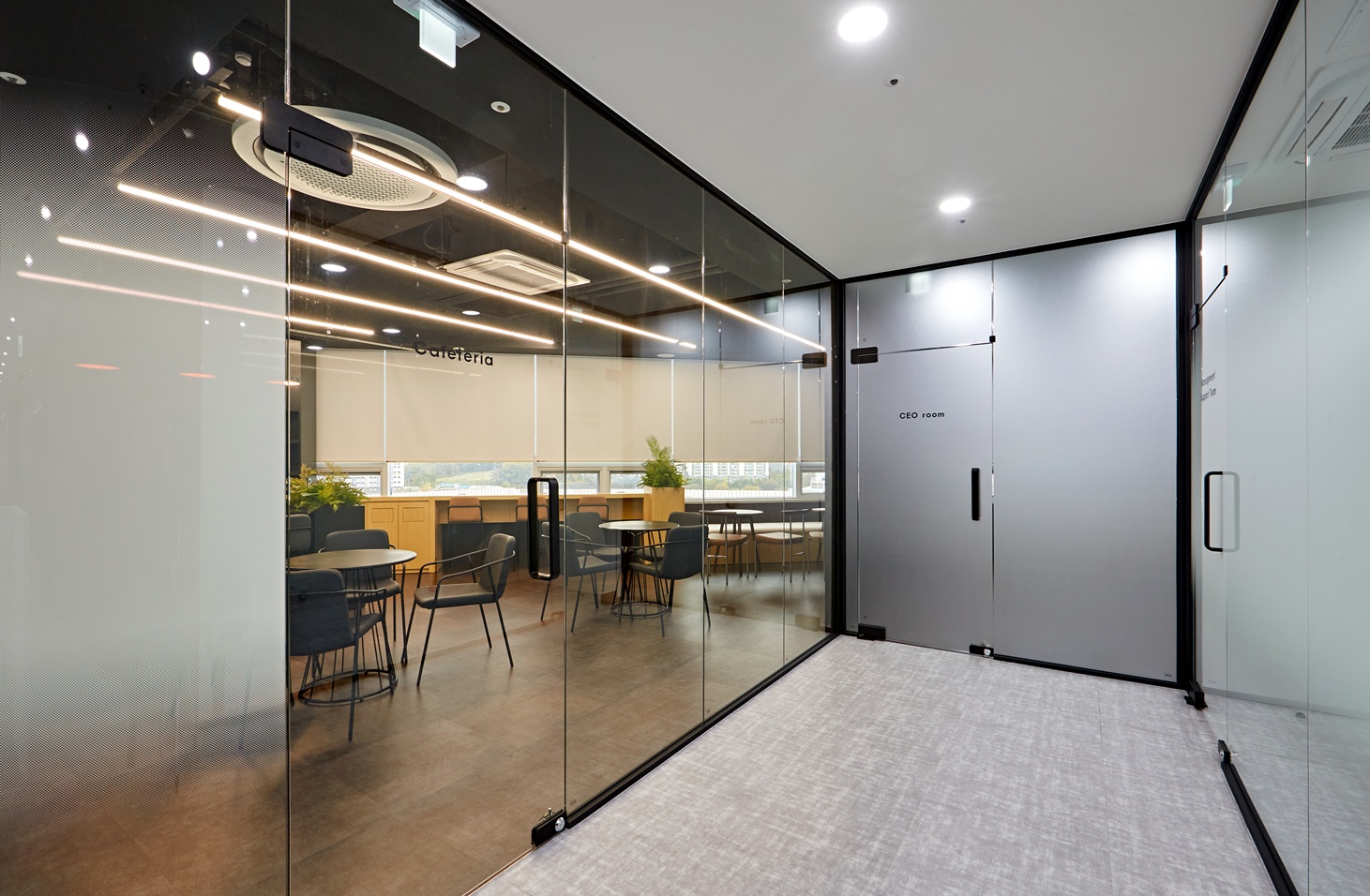 유리가벽인테리어