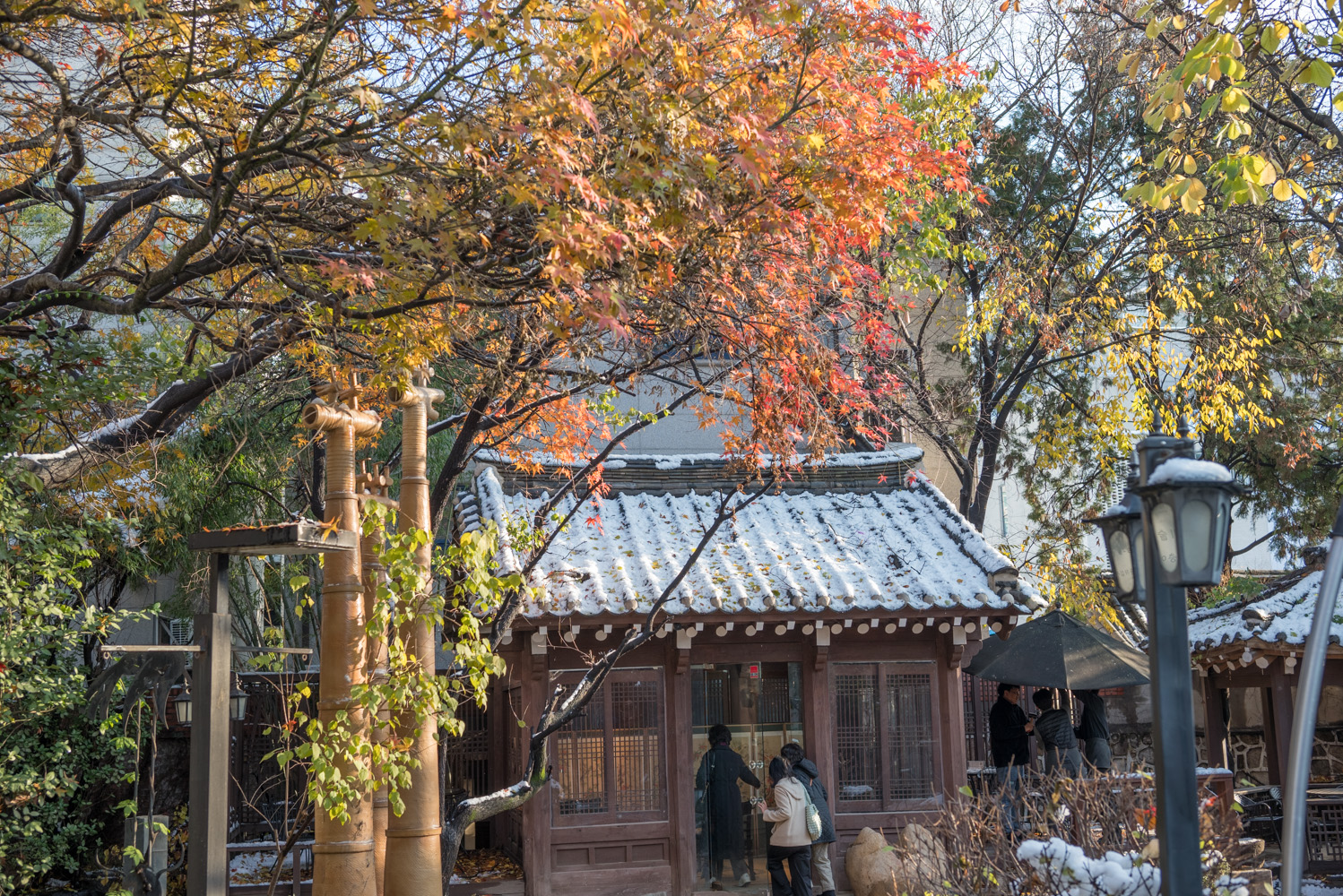 종로의 설경 경인미술관