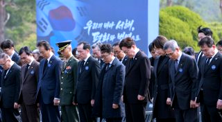 서해수호의 날이란 기념식 이재명 영웅 추모