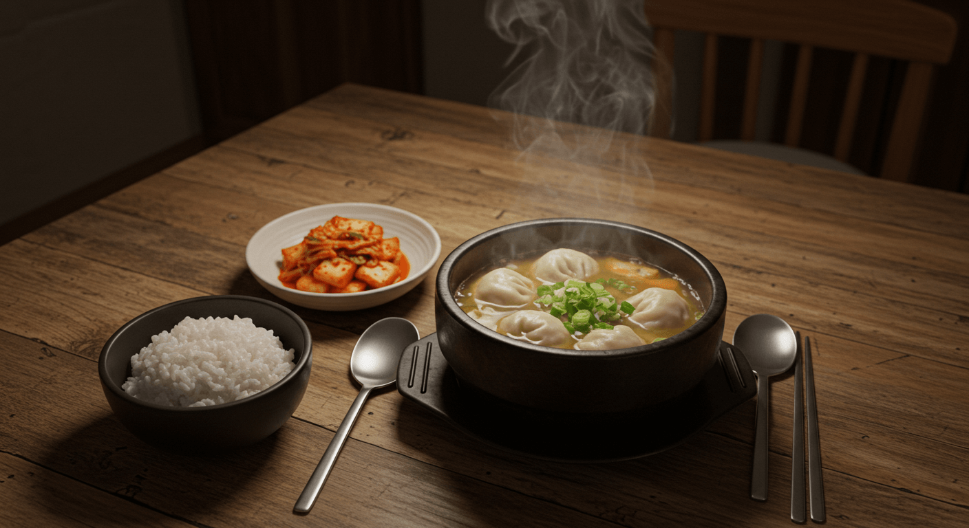 만둣국 끓이는 법, 만두국 황금레시피, 간단한 만둣국, 국물요리 레시피, 집밥 국요리, 겨울 보양식