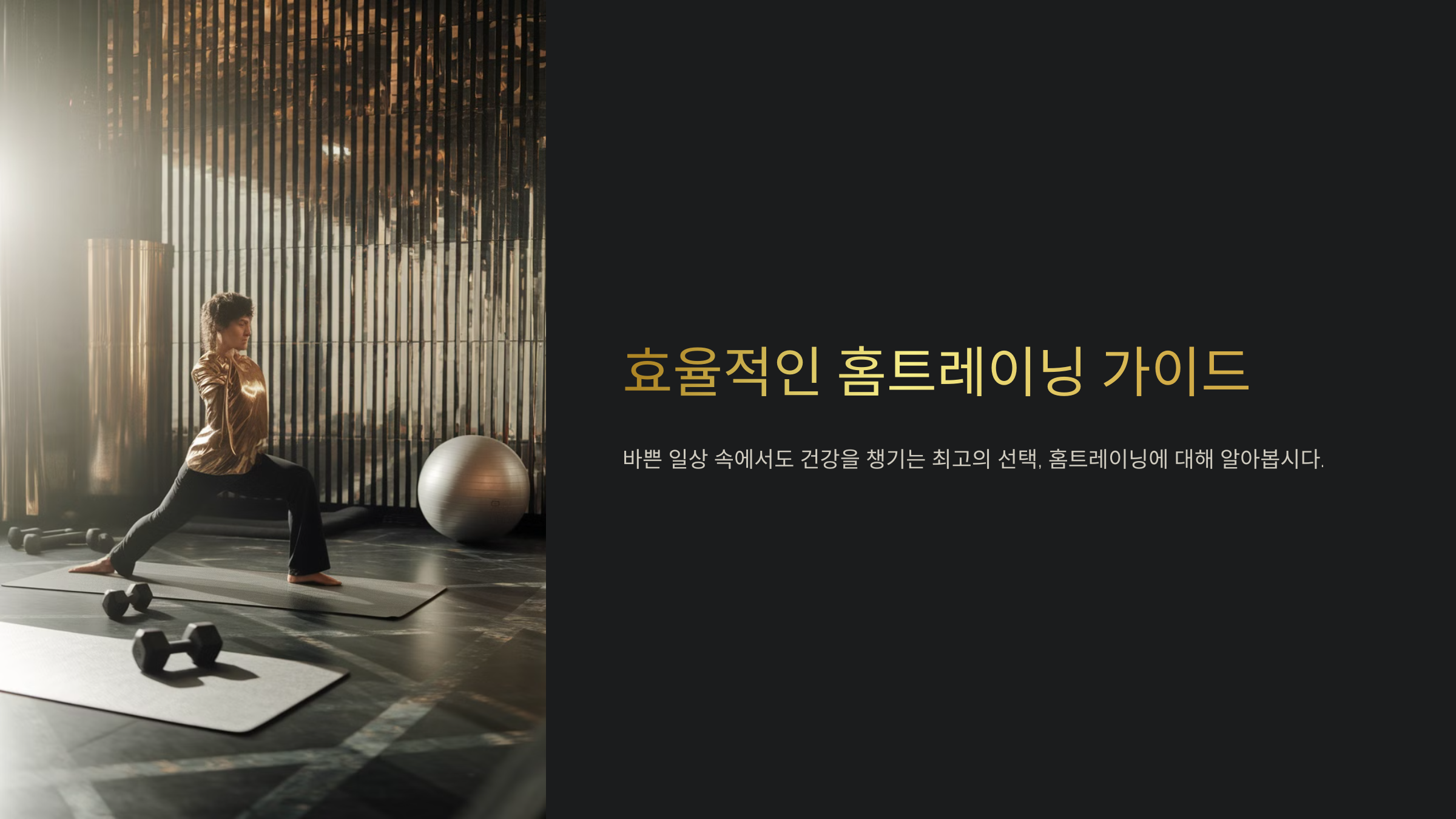 홈트레이닝