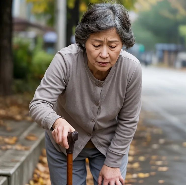 인공관절 수술비 지원 - 무릎이 아픈 노인