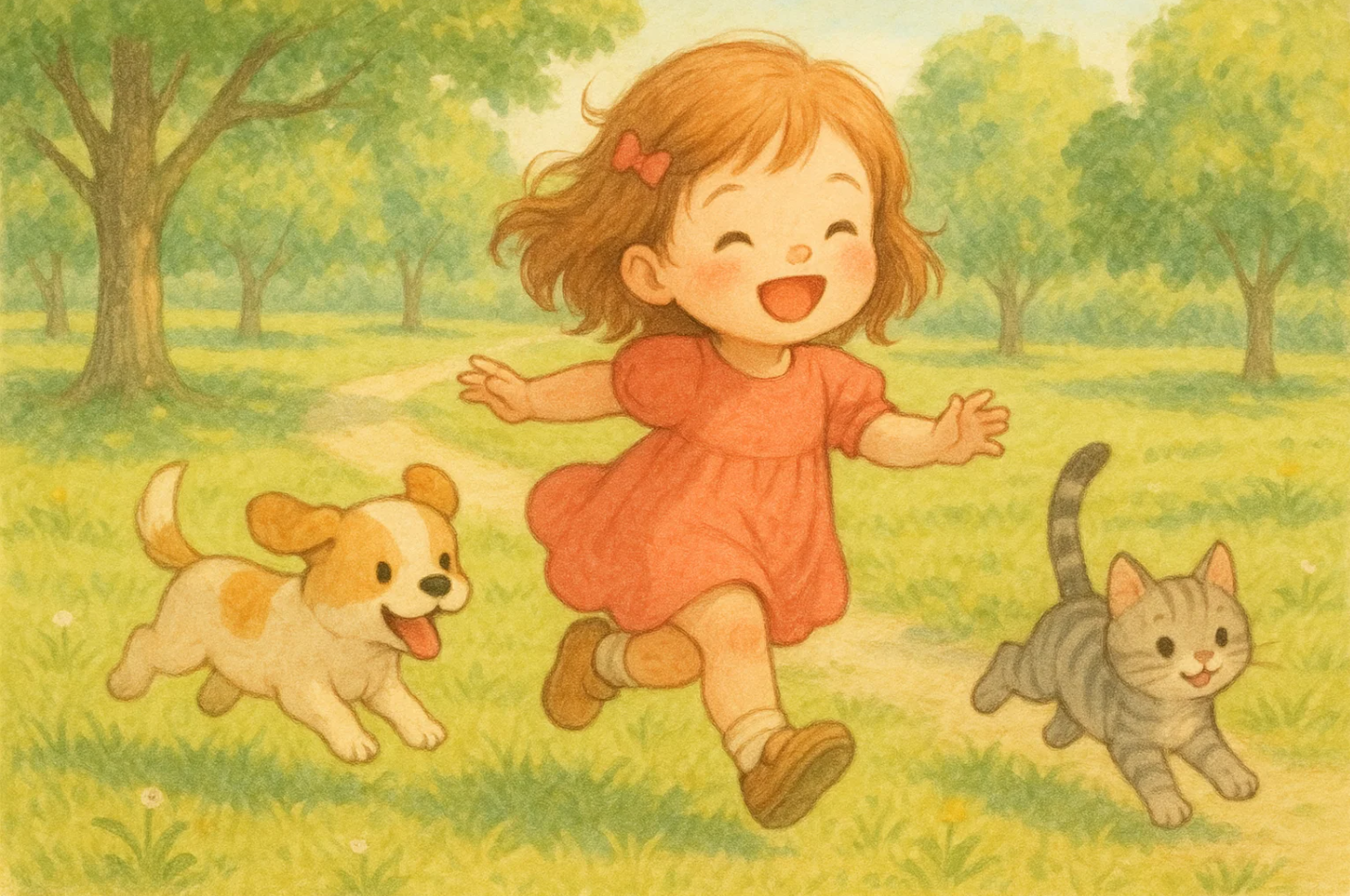 강아지와-고양이-함께-키우기-딸아이의-친구