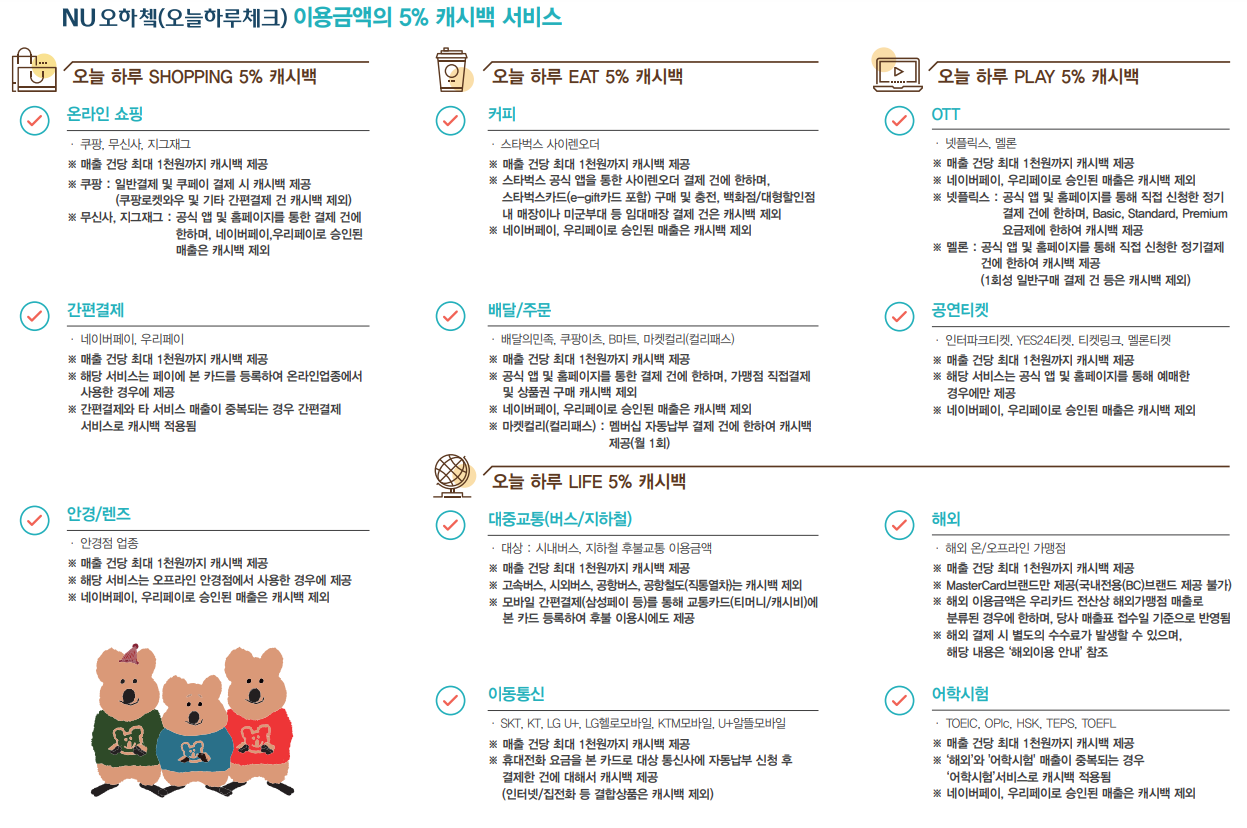 우리카드 NU