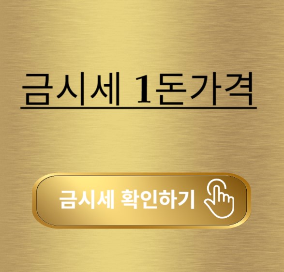 오늘의 금시세 1돈가격